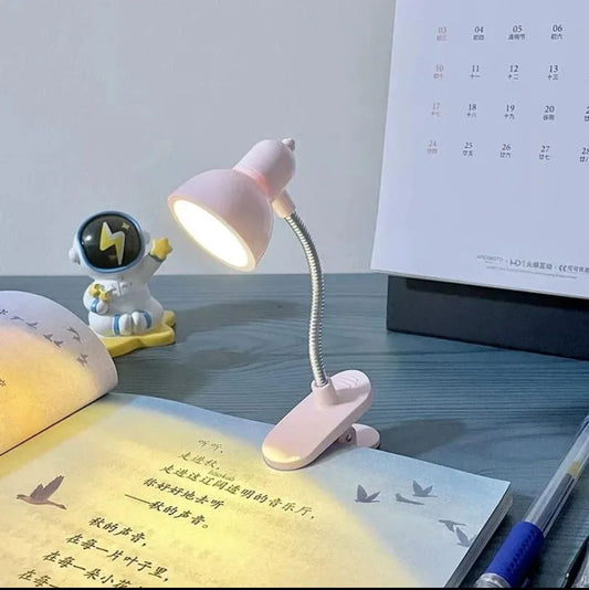 Mini Cute Fancy Book Clip Lamp