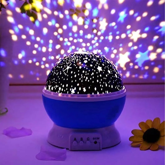 Galaxy projector moon lamp 360° Rotating Led Starry Light with Moon, Ocean Wave & Astronaut Effects