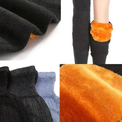 Unisex Thermal Knee Warmers – Winter Cashmere Wool Pads for Joint Pain Relief & Comfort