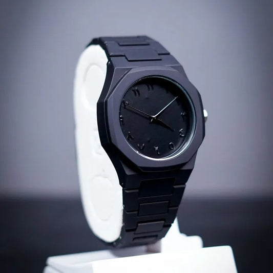 Black Arabic Aura Watch For Men
